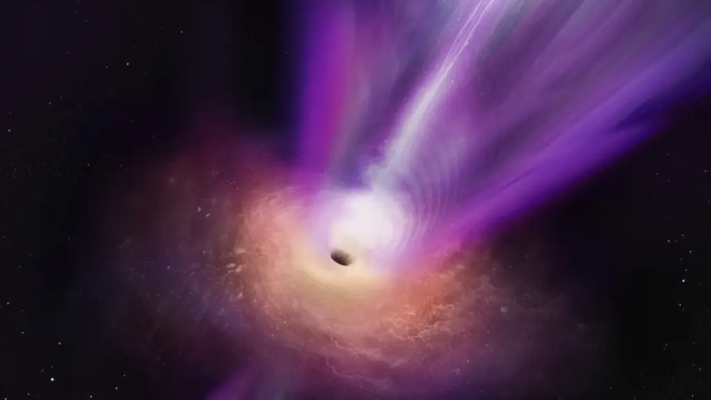 Astrónomos logran capturar la primera imagen de la sombra de un agujero negro junto a un poderoso jet, Cedida