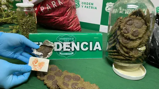 OS7 decomisó 38 galletitas de marihuana en Villa Universitaria de Concepción