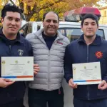 Bomberos de Quilaco logran certificación en investigación de incendios, cedida