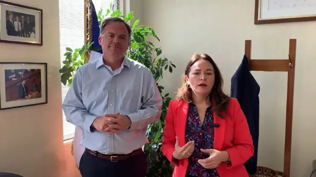 Joanna Pérez y Matías Walker / Captura de video