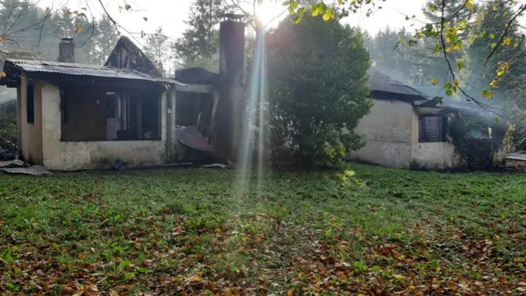 Vivienda afectada en incendio Tumuntuco La Selva