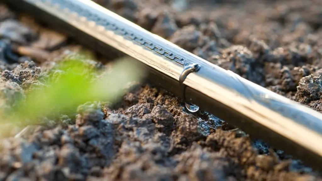 Riego por goteo con nanoburbujas