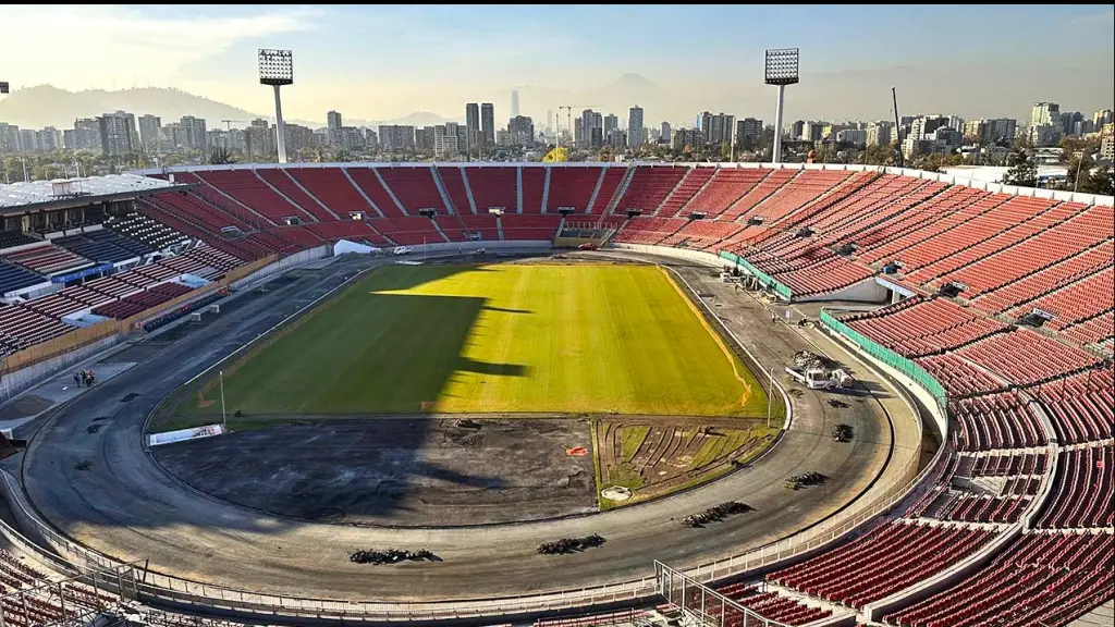 Renovación de la pista atlética del Estadio Nacional, MINDEP