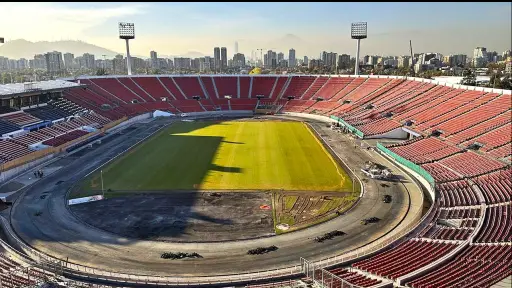 Nueva pista de atletismo del Estadio Nacional promete buenas marcas