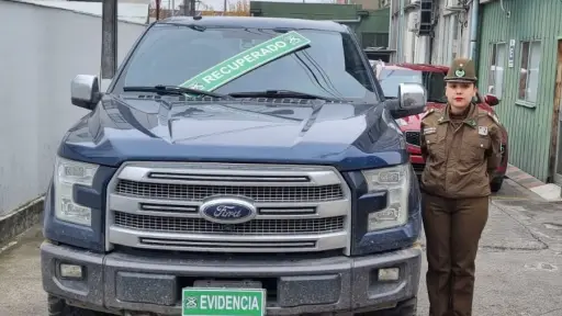 Los Ángeles: Recuperan camioneta de alta gama robada en el 2022 en Santiago 