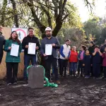 Primera piedra APR en San Rosendo, Cedida.