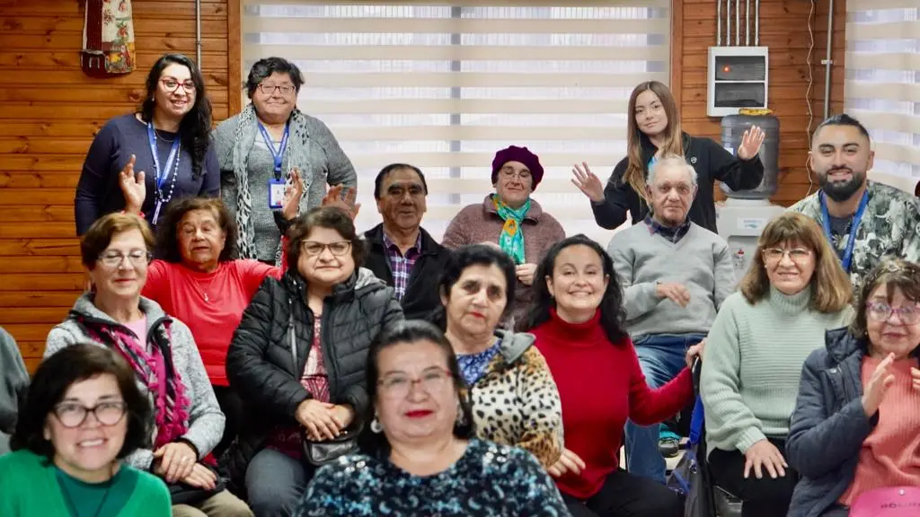 Las personas mayores recibieron la visita de la especialista geriátrica., Cedida