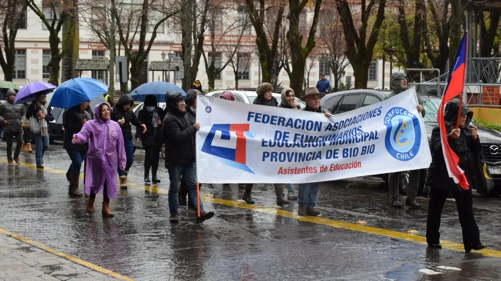 Movilización Asistentes de la Educación, La Tribuna