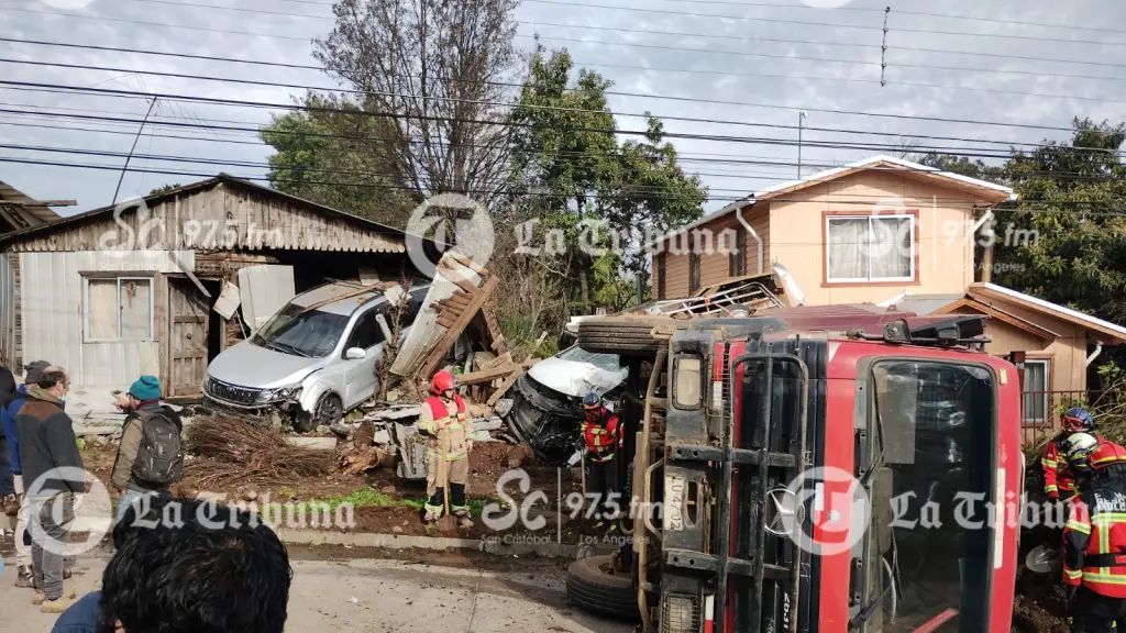 Accidente en Mulchén, La Tribuna