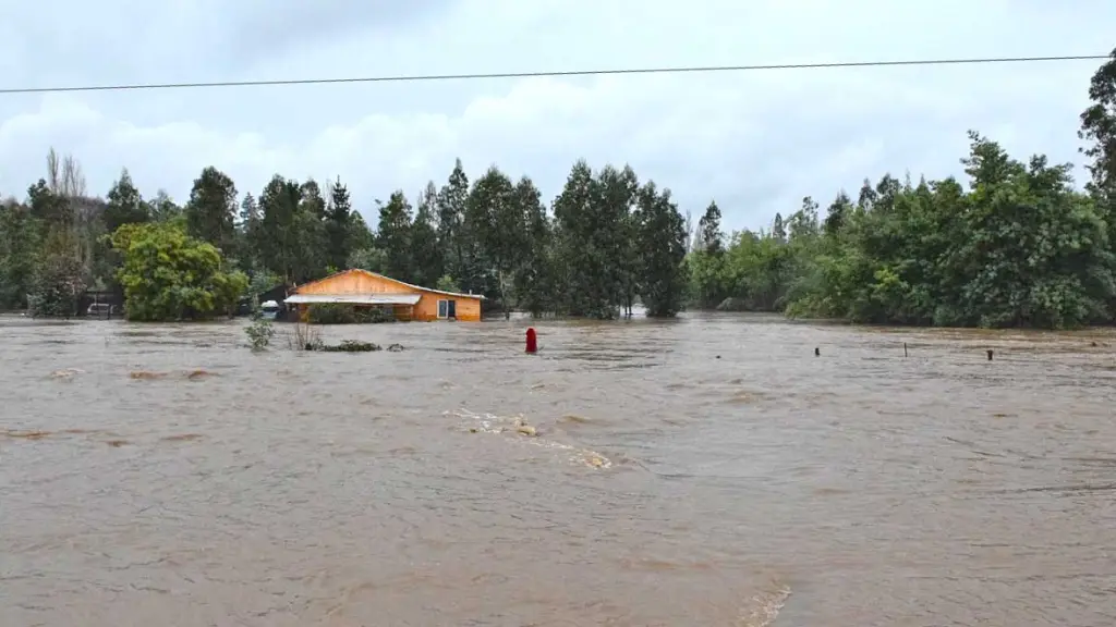 Inundaciones, Duqueco, Fredy Muñoz / La Tribuna