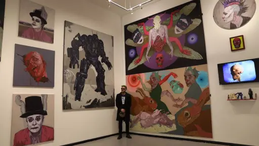 Surrealismo humano: El arte de Luis Almendra en Los Ángeles