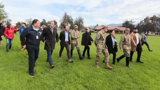 Ministros de Defensa y Deporte valoran avances en visita a sede ecuestre en Quillota
