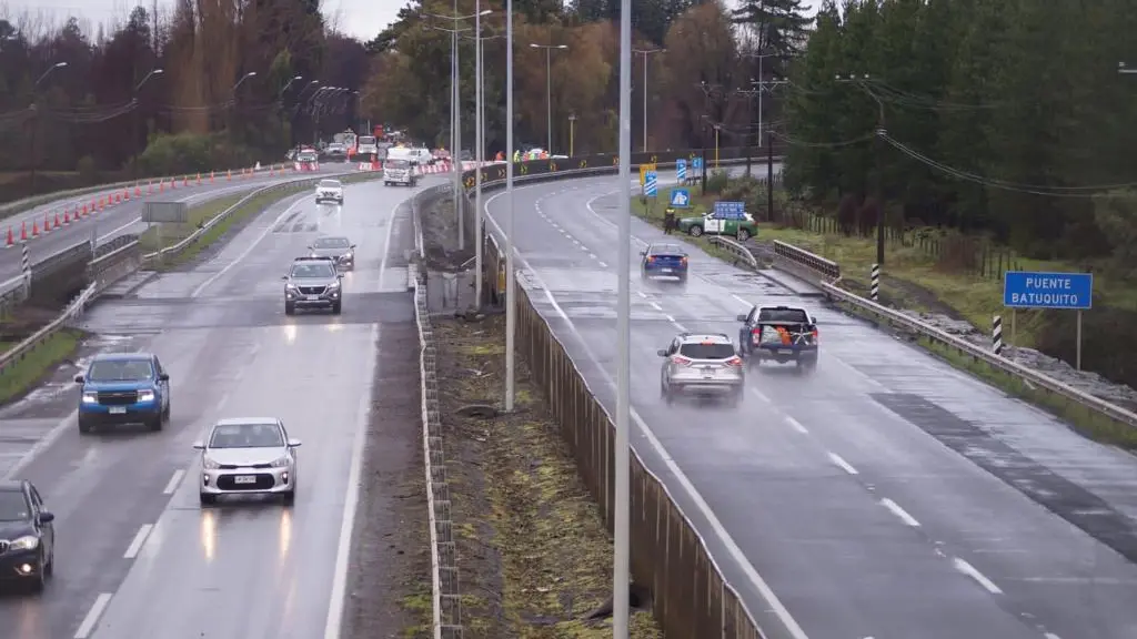 La Ruta Cinco Sur ya está habilitada en el sector Batuquito., MOP