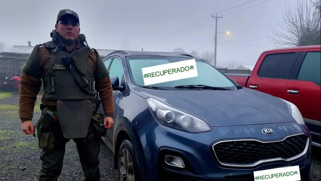 Vehículo recuperado, Cedida