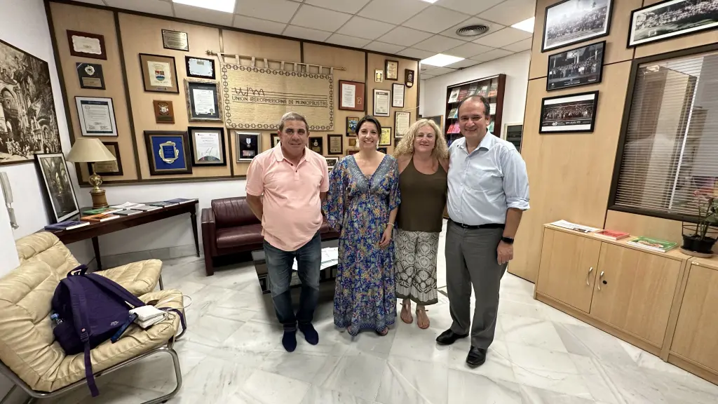 El gobernador regional del Biobío, Rodrigo Díaz Wörner, se trasladó hasta Granada para la firma del convenio junto a Federico Castillo, secretario general de la Unión Iberoamericana de Municipalistas., Gore Biobío