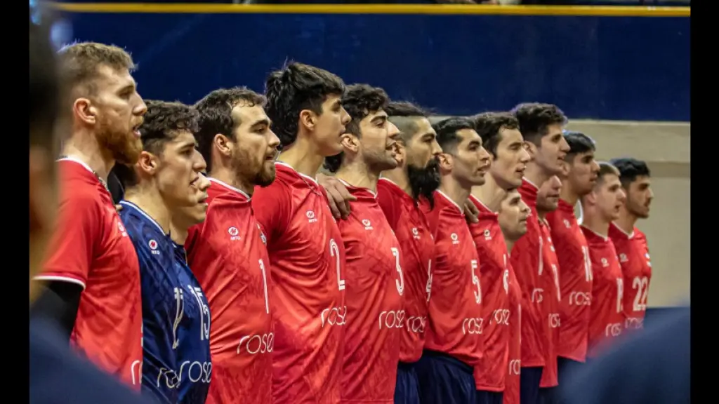 Los actuales campeones de vóleibol están en una gira de preparación en nuestro país, Cedida