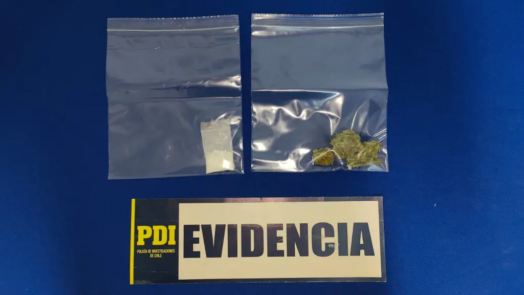 Droga decomisada, PDI