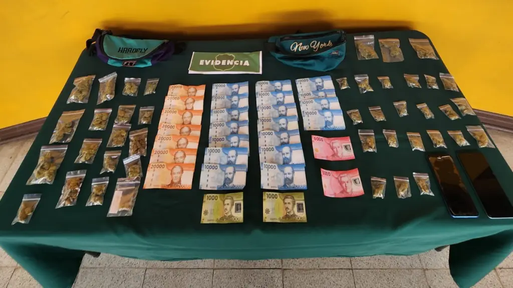 Dos personas fueron detenidas por porte ilegal de sustancias en Los Saltos del Laja