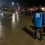 Inundación en Villa La Granja, Redes sociales