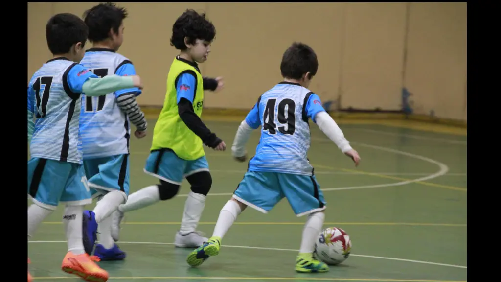 Los peques mostraron sus habilidades en el baby fútbol., Cedida