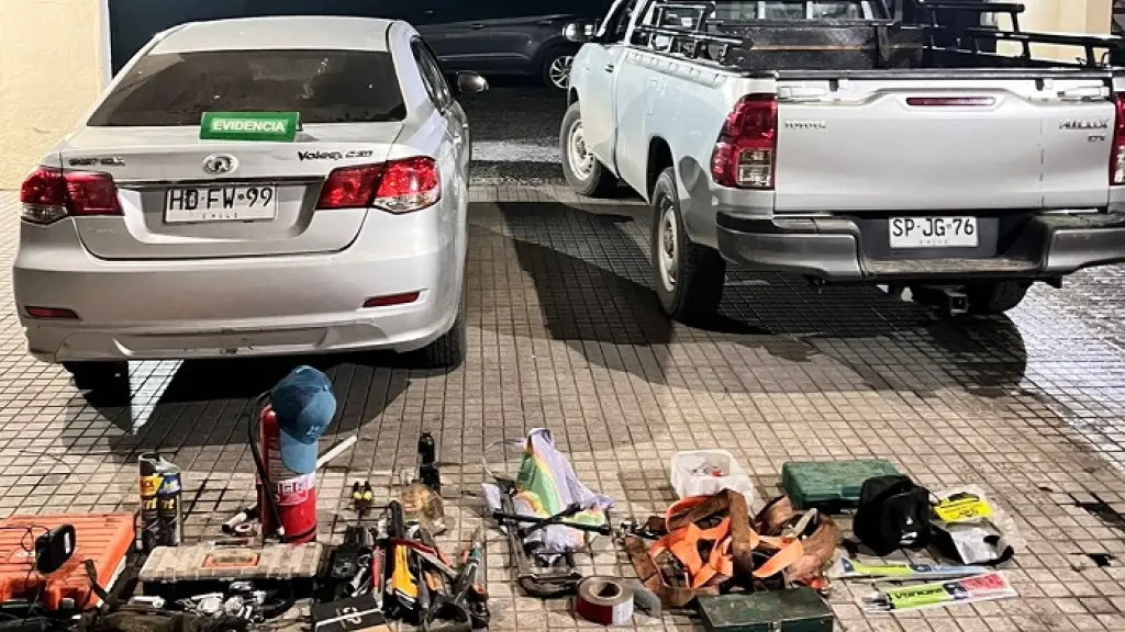 Vehículos recuperados, Carabineros