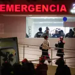 Vista general del hospital al que fue Villavicencio luego de recibir un disparo en un mitin en Quito, el 9 de agosto de 2023. , GALO PAGUAY/AFP vía Getty Images 