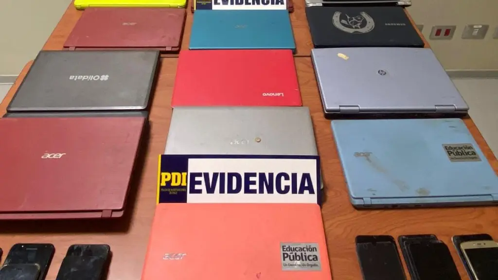 Notebooks robados en Angol, PDI