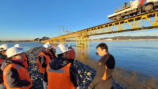 Clausuran Puente Ferroviario Biobío al menos 60 días por labores de recuperación: Estructura sufrió debilitamiento tras sistema frontal
