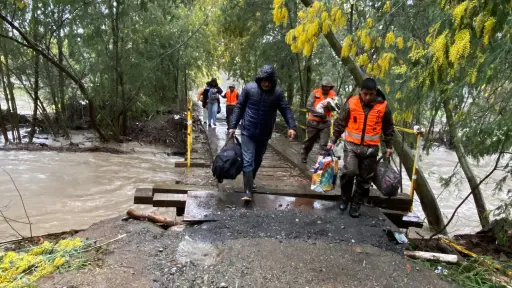El relato de una de las últimas evacuadas por el desborde del Río Duqueco