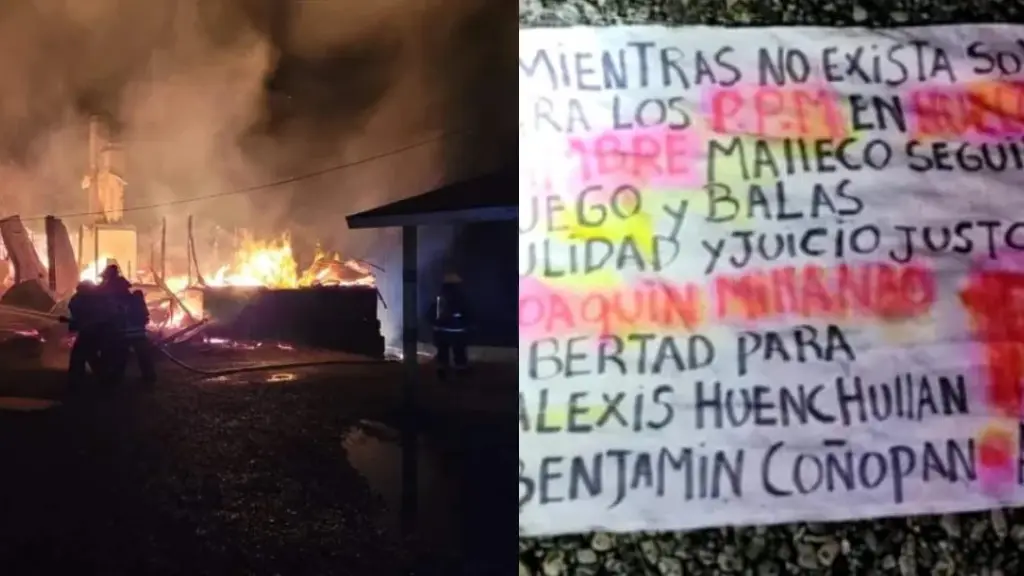 Ataques incendiaros afecta a sectores en La Aracanía y Cañete, CNN Chile