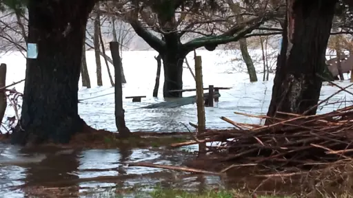 Compleja situación se vive en el Sector de Los Encinos en Chillancito por inundaciones