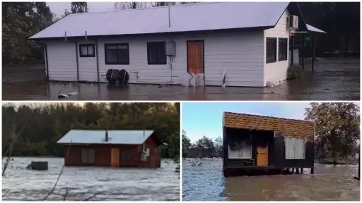 VIDEO: Familias de Pejerrey en Quilleco sufren tercera inundación de viviendas en lo que va del año