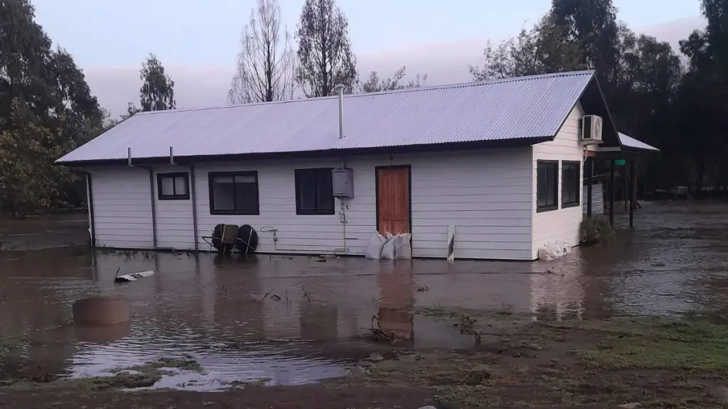 Inundación en Quilleco / La Tribuna