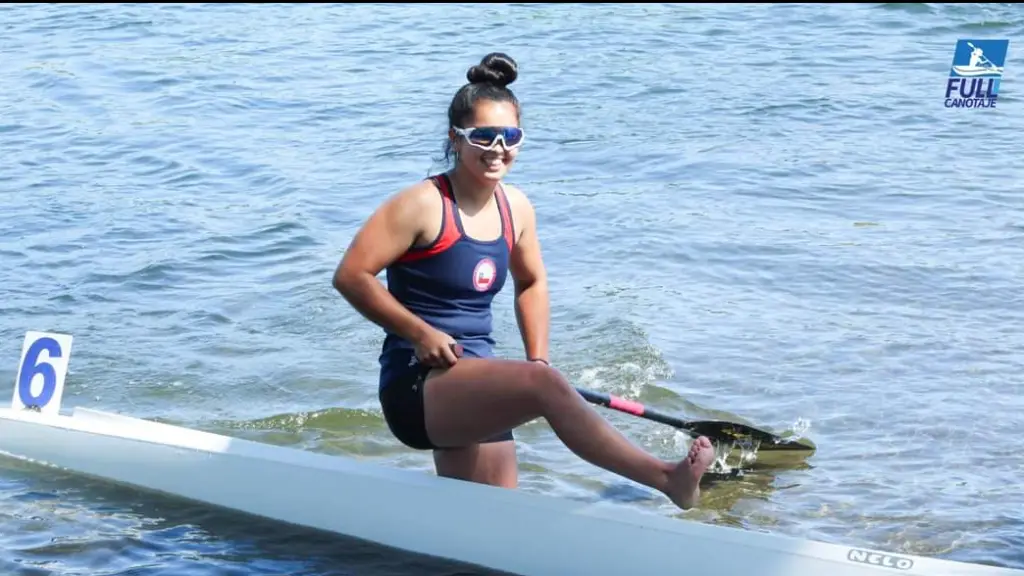 La trupanina Sley Figueroa Rubilar, feliz por su clasificación., cedida