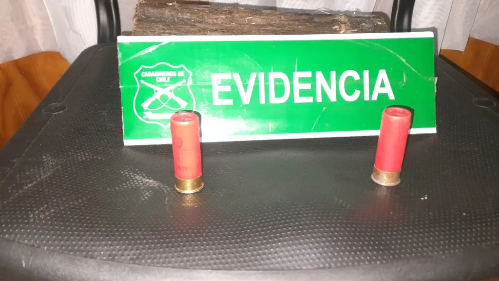 Municiones incautadas, Carabineros