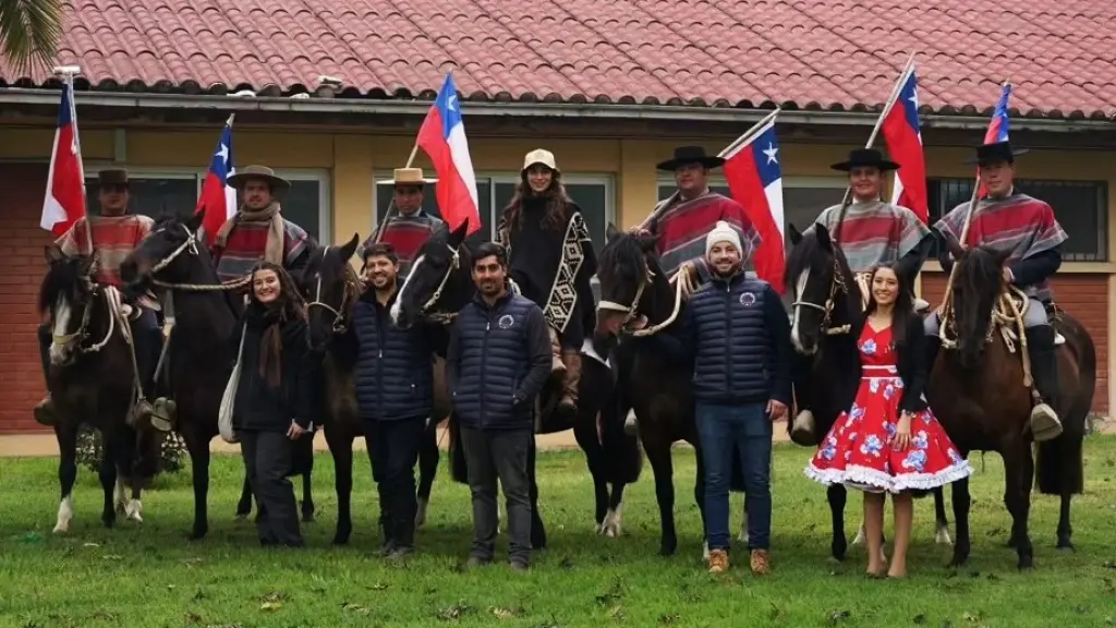 Una visita cargada de chilenidad y de amor., Cedida