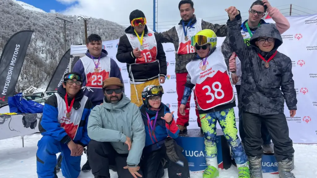 Juegos Nacionales de Invierno de Olimpiadas Especiales se realizaron en Nevados de Chillán, cedida