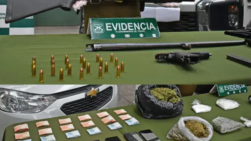 Operación Bola Ocho: decomisan  millones en drogas en Los Ángeles y Quilleco