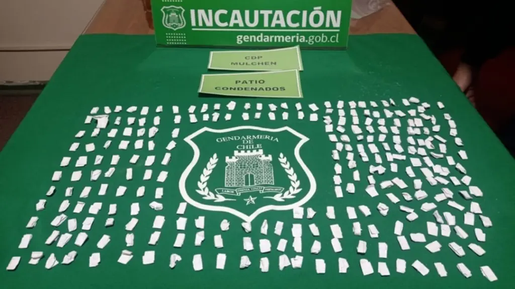 Incautación de drogas en CDP Mulchén, La Tribuna