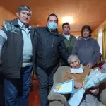 Reconocimiento a abuelita centenaria, Ilustre Municipalidad de Antuco