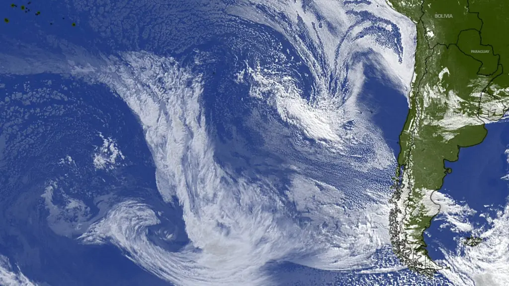 Ciclón se forma en las costas de Chile y dejará precipitaciones en la zona centro sur del país, 24 horas