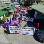Funcionarios movilizados, Cedida.