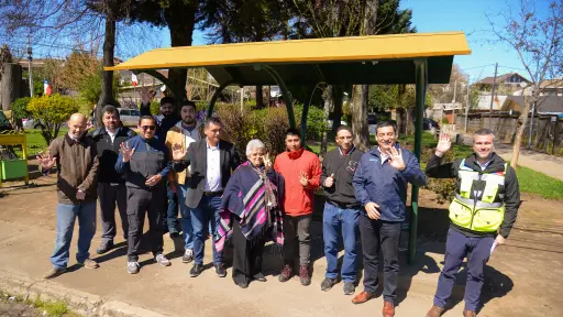 Inician mejoramiento de zonas de paradas y demarcación vial en Nacimiento