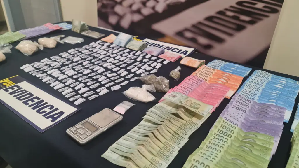 Operativo antidrogas en Lebu, PDI