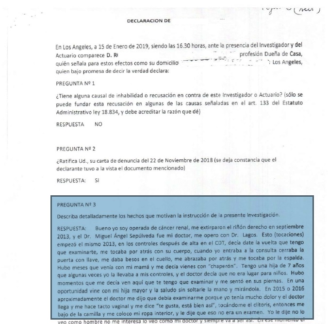 Denuncia contra doctor Sepúlveda  / La Tribuna