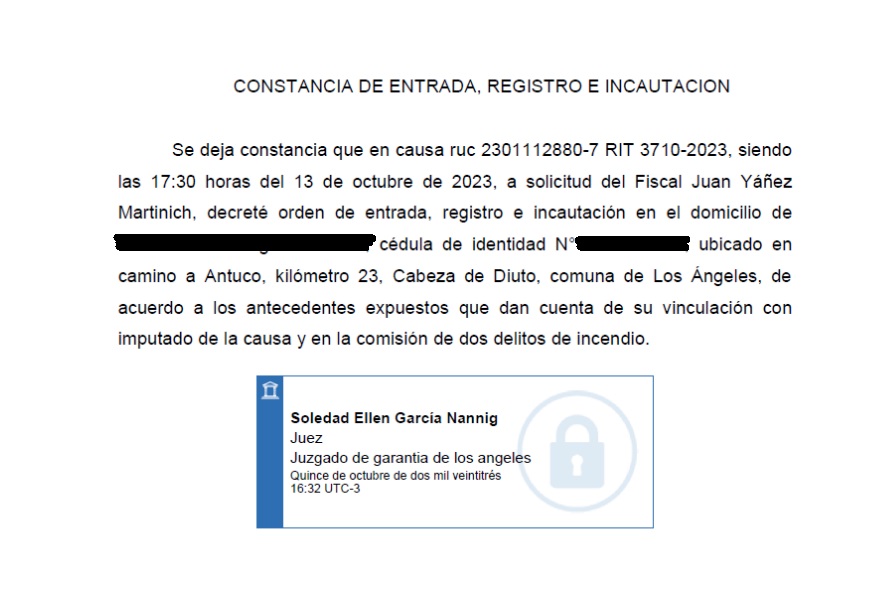 Orden de entrada y registro / La Tribuna