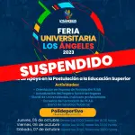 Suspenden Feria Universitaria , Cedida