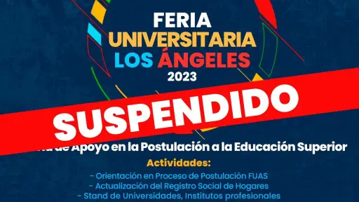 Suspenden Feria Universitaria que empezaría este jueves 5 de octubre