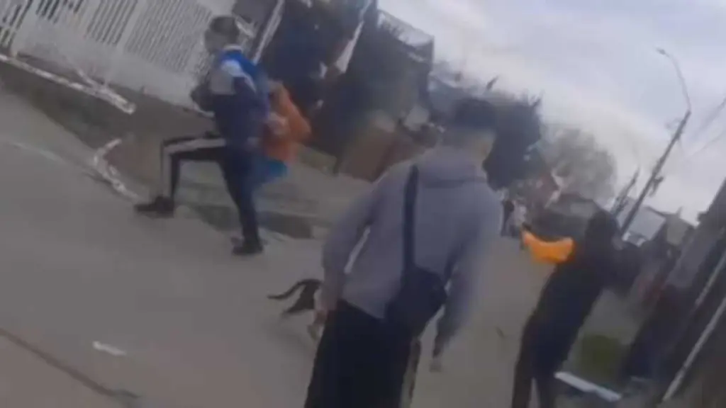 Registro de balacera en Valdivia.