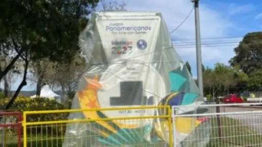 Reloj de cuenta regresiva de Juegos Panamericanos se mantiene sin funcionar en San Pedro de la Paz 